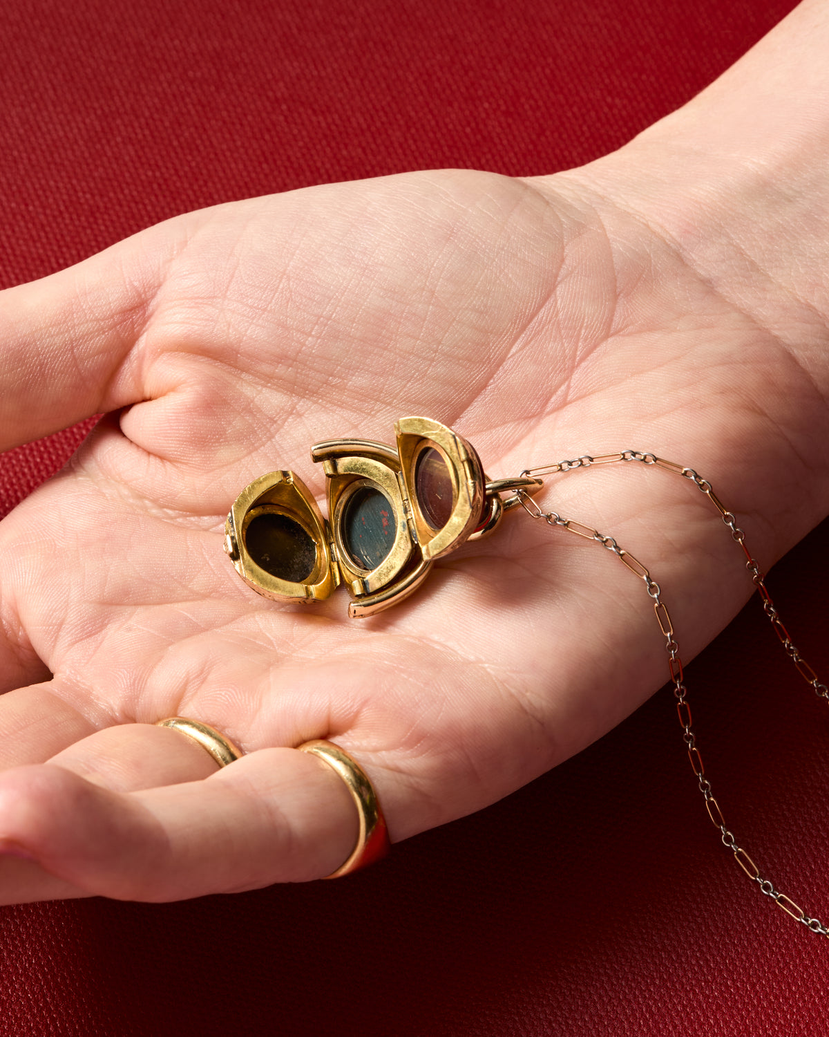 Victorian Era Three Panel Locket