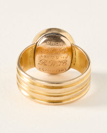 c. 1874 Carnelian Heron Signet Ring
