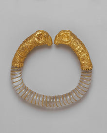 Etruscan Revival Ram Earrings