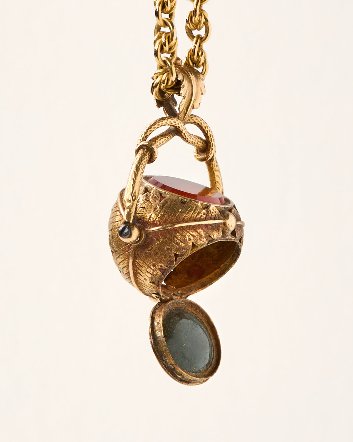 Georgian Triple Swivel Locket Fob