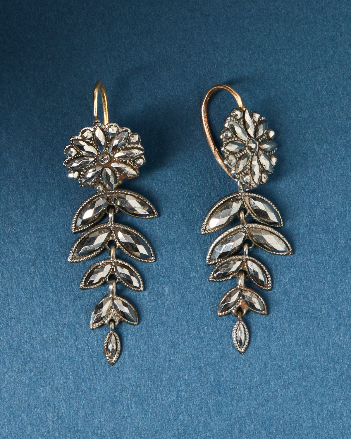 Early Victorian Steel Cut Earrings