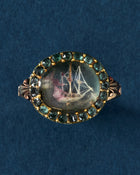 c. 1760 Micro Carved Ship Ring