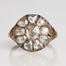 Georgian Diamond Cluster Ring