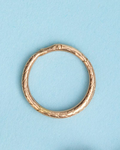 19th century Ouroboros Split Ring