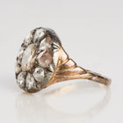 Georgian Diamond Cluster Ring
