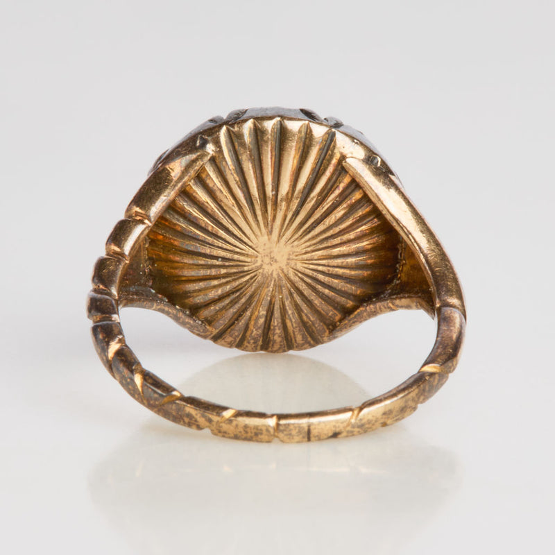 Georgian Diamond Cluster Ring