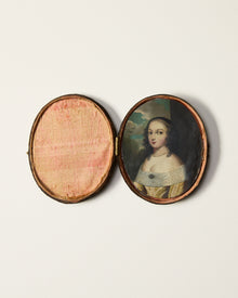 Stuart Era Portrait Miniature with Painted Mica Lenses