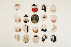 Stuart Era Portrait Miniature with Painted Mica Lenses