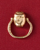 Victorian Scarab Locket Ring