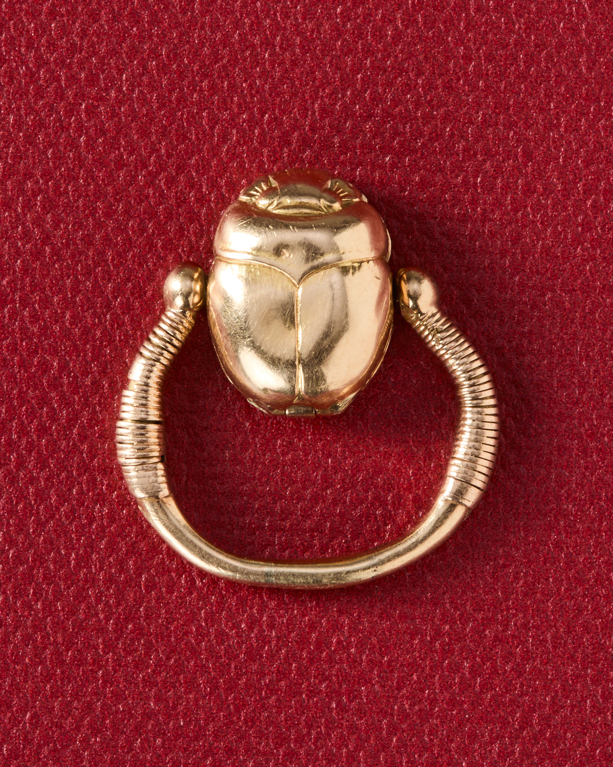 Victorian Scarab Locket Ring