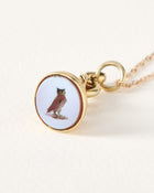 Victorian Era Owl Fob