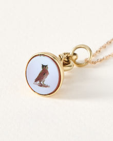 Victorian Era Owl Fob