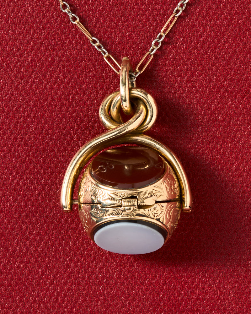 Victorian Era Three Panel Locket